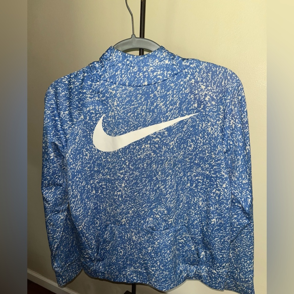 Nike Dri-Fit Speckled Blue and White Jacket